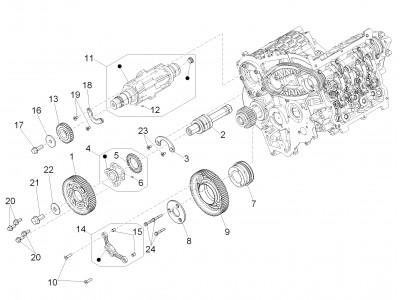 Intermediate shaft - Balance shaft